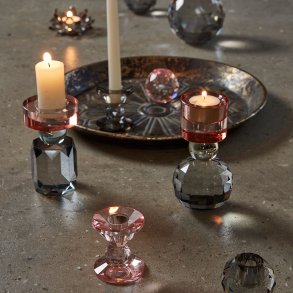 Lysestage Diamant Rosa  I Speedtsberg