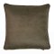 Pudebetrk 50x50cm velour Mrk grn