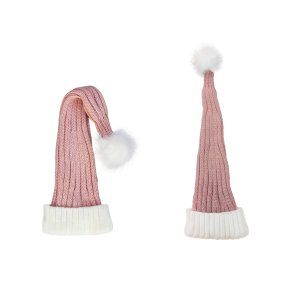 Nissehue strik Rosa I Snazzy Santa