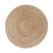 House Nordic Bombay Rundt tppe i flettet natur jute 150 cm