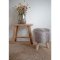 House Nordic Bombay Rundt tppe i flettet natur jute 150 cm