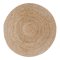 House Nordic Bombay Rundt tppe i flettet natur jute 180 cm