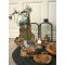 House Nordic San Marino Waterdrop Vanddrbe i glas med trfod h50 cm