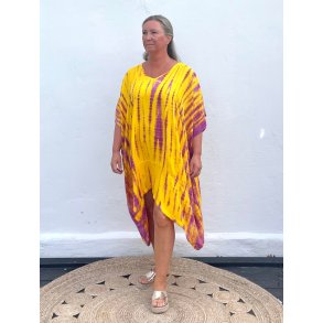 Batik kjole Gul / Lilla