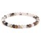 Elastisk armbnd naturlige sten Facet