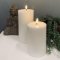 LED Bloklys 10x15 cm hvid | Deluxe Homeart