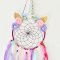 Drmmefanger Unicorn fjer m/lyskde