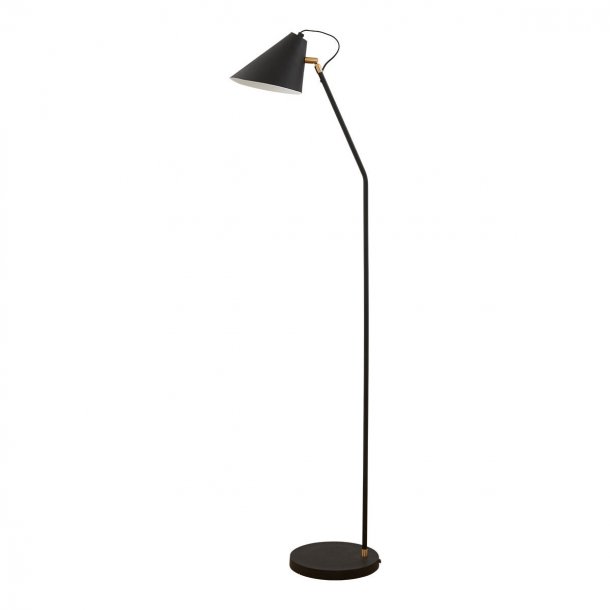 House Doctor Gulvlampe Club Sort 130x20cm