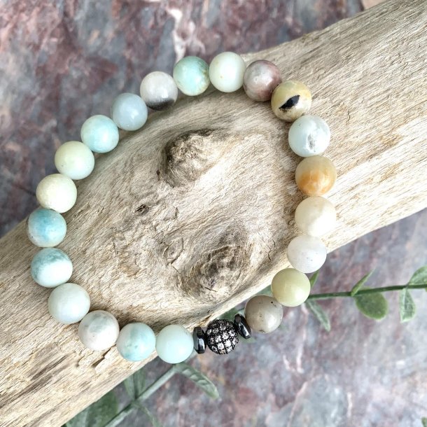 Armbnd med runde Aventurin 