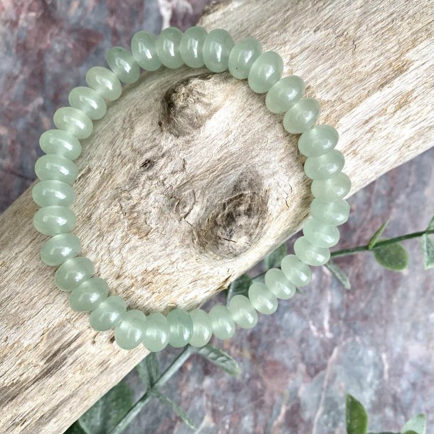 Armbnd elastisk med ovale Aventurin I MillaVanilla