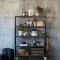 House Doctor Reol med 4 hjul  Sort/tr