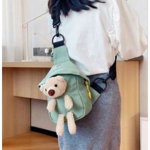 Bamse børnetaske Cross body I MillaVanilla