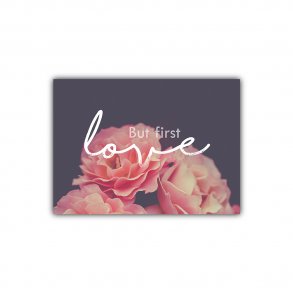 A6 kort But first love