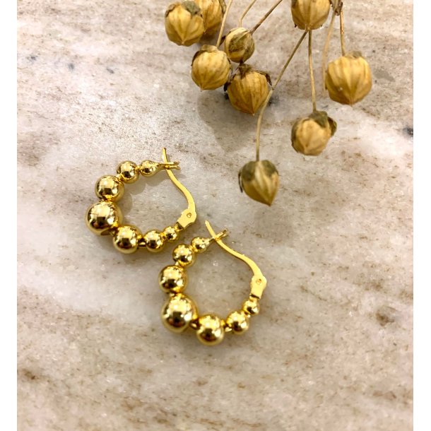 reringe Beads Sterlingslv/guldbelagt