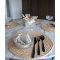 House Nordic Bombay Dkkeserviet 4 stk natur jute
