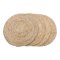House Nordic Bombay Dkkeserviet 4 stk natur jute