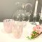Glas Big Confetti tumbler rosa / sart bl I Anna Von Lipa