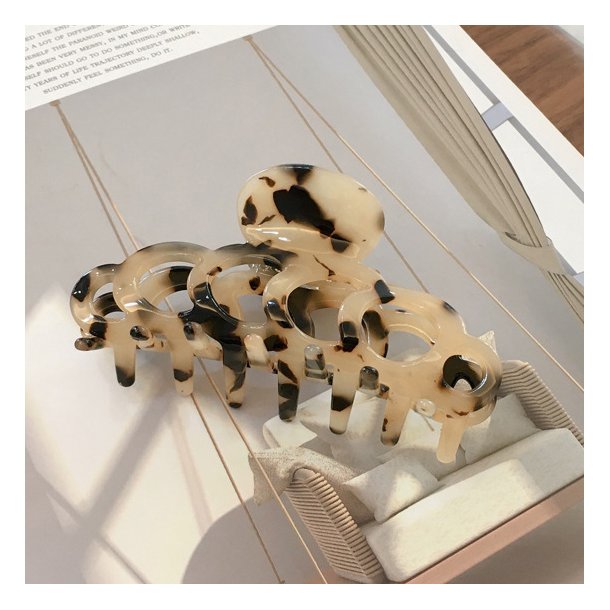 Hrklemme Tina Leo beige sort