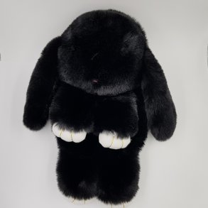 Kanin rygsæk skuldertaske sort