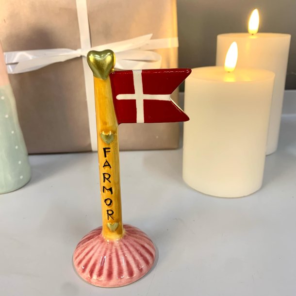 Keramik flag FARMOR 14 cm Pink