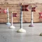 Keramik flag hndlavede 19 cm Lime