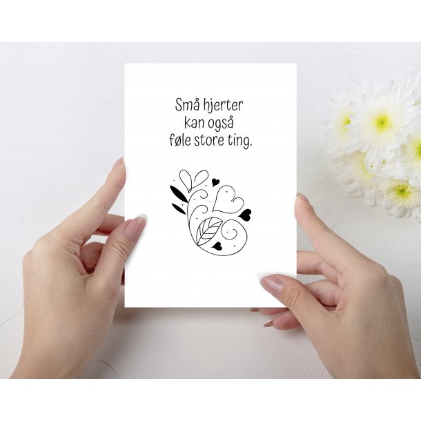 KORT Sm hjerter kan ogs fle store ting