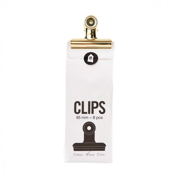 Klips - Office guld 85 mm | Monograph