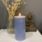  Bloklys 10x20cm Lysebl | Deluxe Homeart