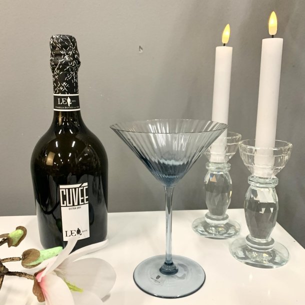 Lyon Martini glass blue smoke I Anna Von Lipa