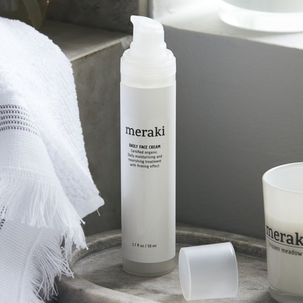 Daily face cream kologisk certificeret fra Meraki