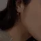 rekrog med klar zirkonia sten Sterlingslv/guldbelagt I MillaVanilla