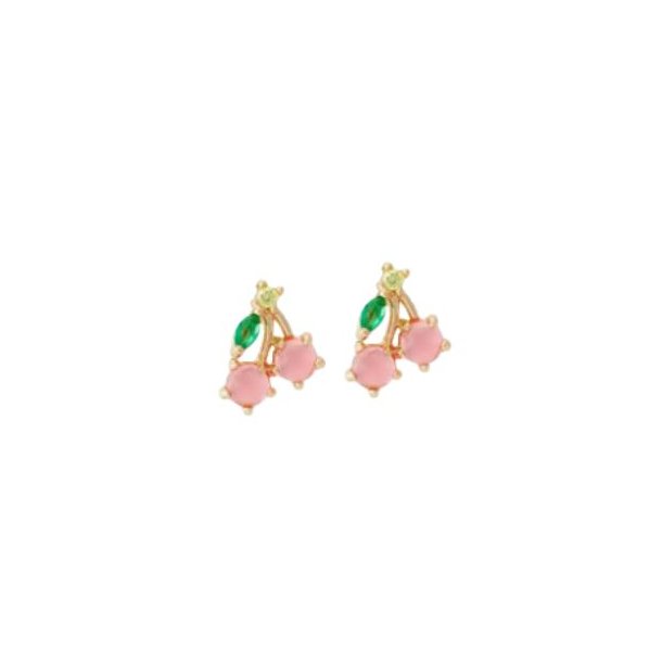 restikkere Cherry Rosa Guldbelagt slv