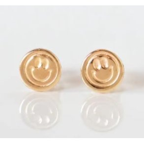 Ørestikkere Smileys Guldbelagt sølv