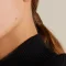 restikkere med rosa zirkonia Sterlingslv/guldbelagt I MillaVanilla