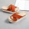 Sandal kryds med plateau Brun I MillaVanilla