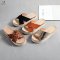 Sandal kryds med plateau Sort I MillaVanilla