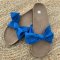 Sandal med sljfe Bl