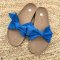 Sandal med sljfe Bl