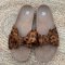 Sandal med sljfe Leopard