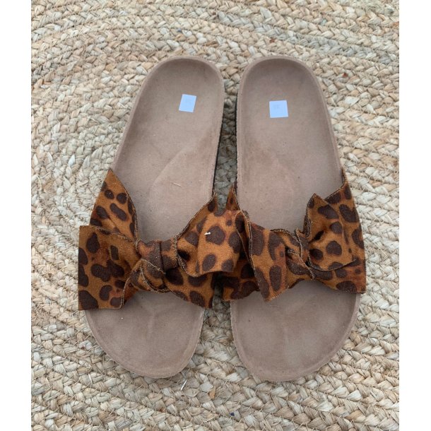 Sandal med sljfe Leopard