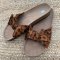 Sandal med sljfe Leopard