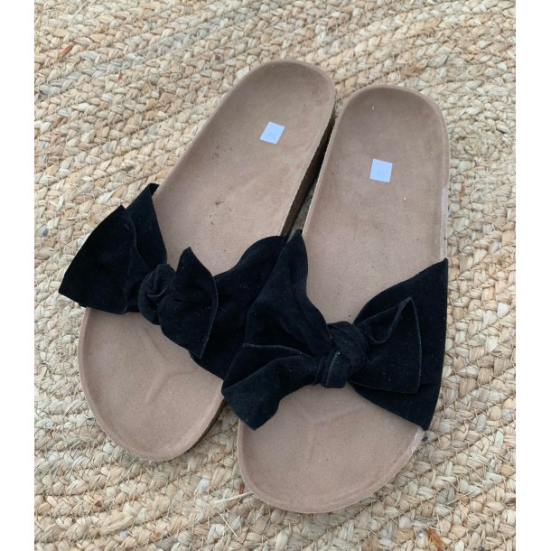 Sandal med sljfe Sort