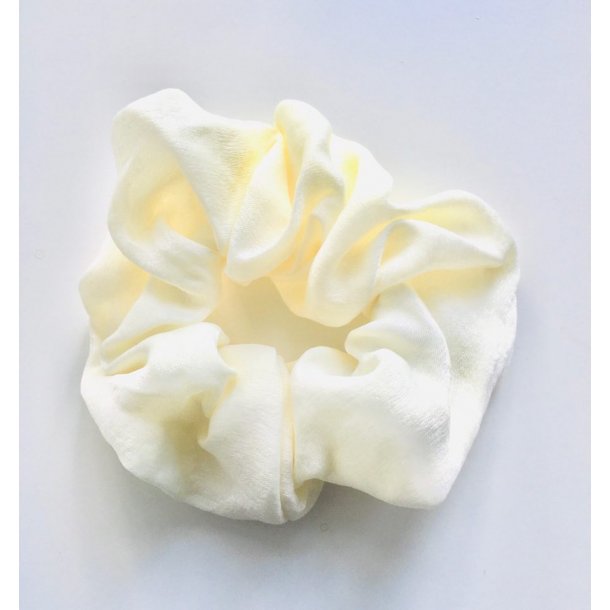 Scrunchie creme satin
