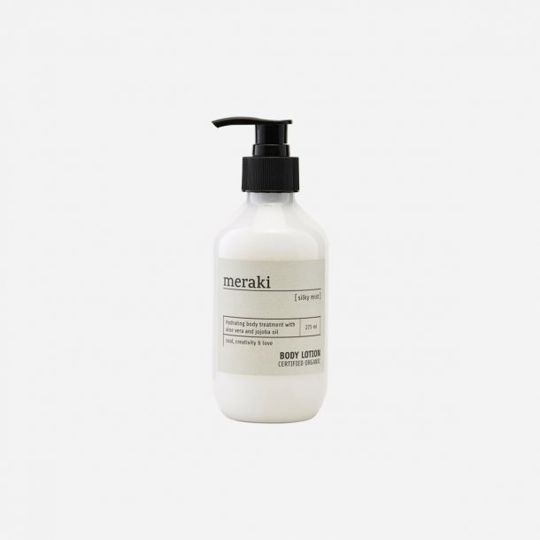 Body lotion Silky mist kologisk certificeret fra Meraki