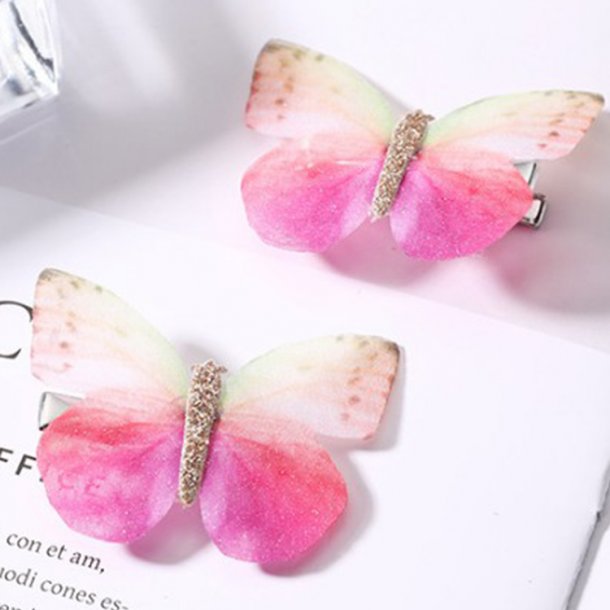 Hrspnder Sommerfugle pink | MillaVanilla