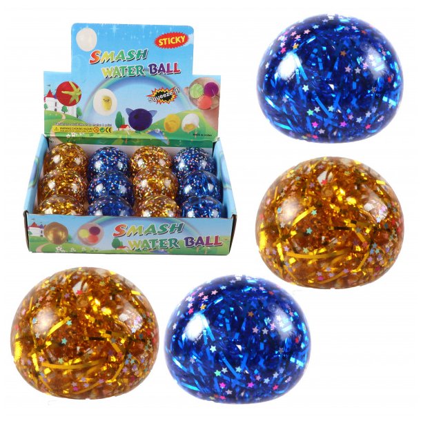 Splash ball stars glitter
