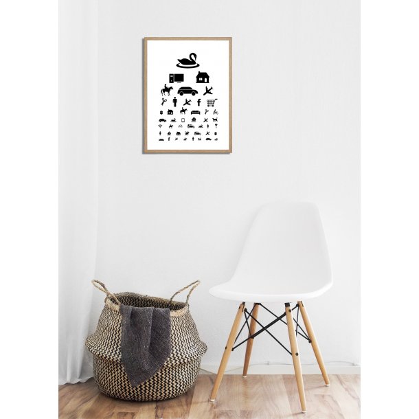 Synsprve plakat i ramme