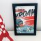 Tintin billede nr. 4 i sort ramme
