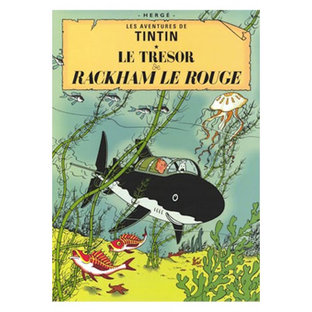 Tintin plakat Rackham den rdes skat | Moulinsart