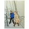 Tintin og Haddock sengetj 140x200 | Moulinsart